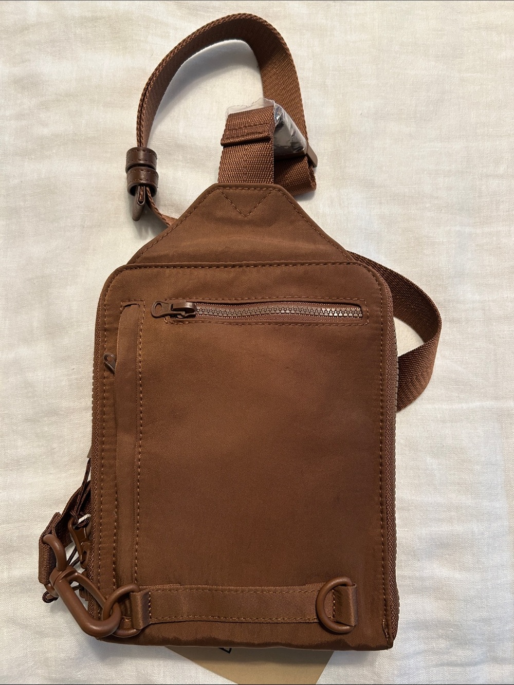 BEIS Brown Compact Crossbody Belt Bag - Picture 2 of 3